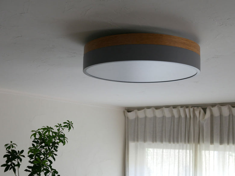 【BRID/ブリッド】天然木×北欧カラーの LED シーリングライト Olika